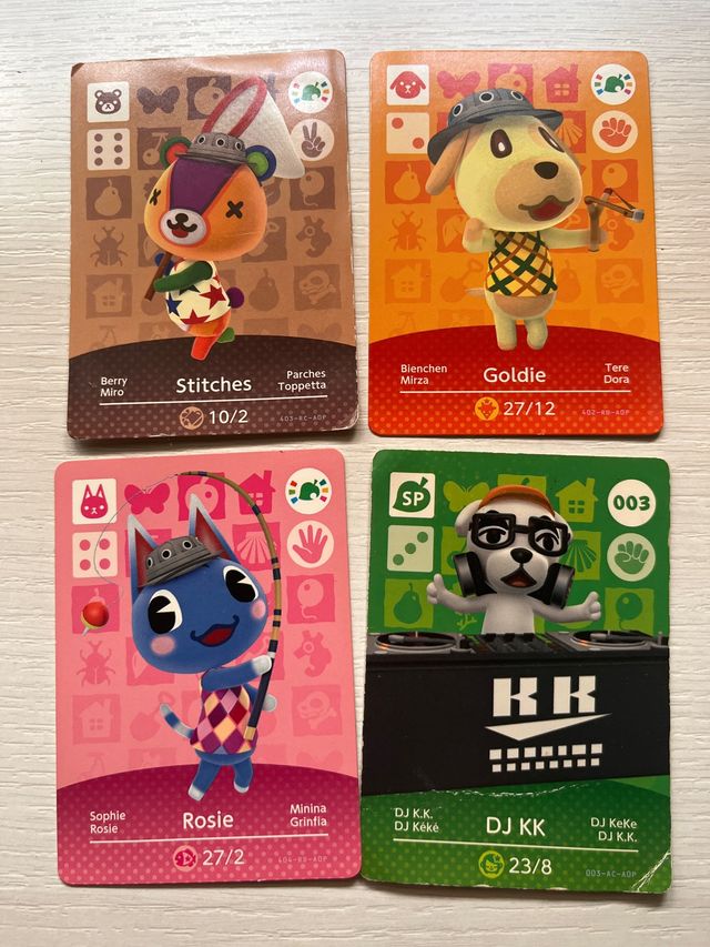 Pack cartas Animal Crossing Nintendo