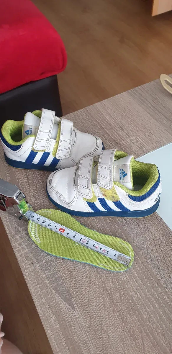 Zapatillas Adidas Bebé Blancas y Azules