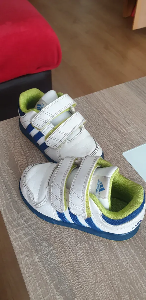 Zapatillas Adidas Bebé Blancas y Azules