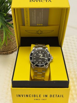 Reloj Invicta Pro Driver Plata/Negro Automático