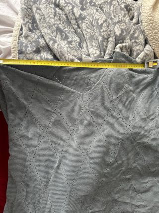 Maglione grigio con rombi