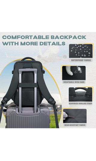 Zaino Ryanair 40x20x25 Nero