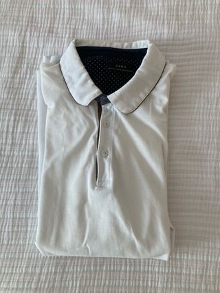 Polo Zara Blanco Talla XL