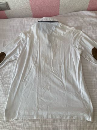 Polo Zara Blanco Talla XL