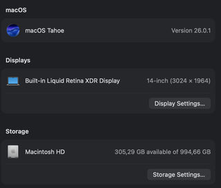 MacBook Pro Apple M2 Pro 1TB Plata