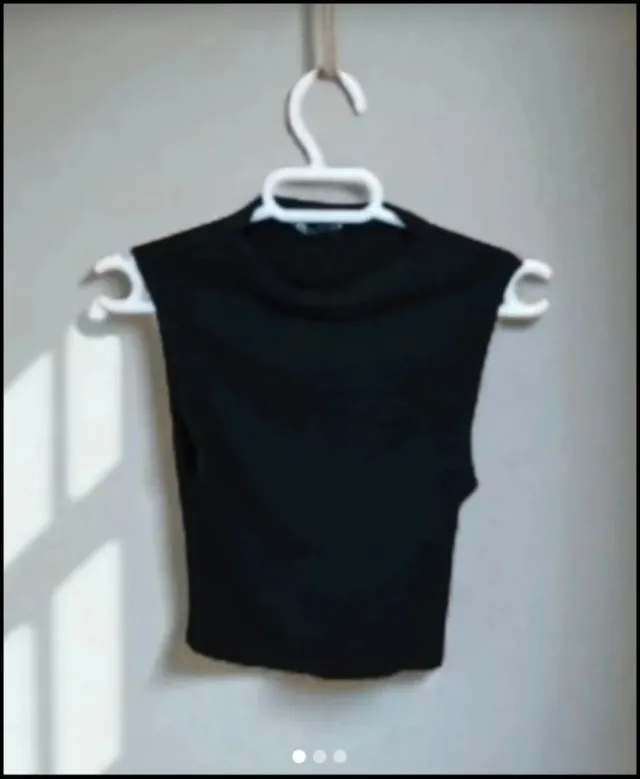 Top Negro sin Mangas