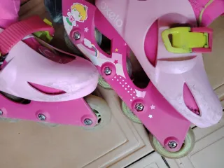 Patines en línea rosas talla 30-32