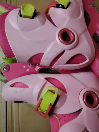 Patines en línea rosas talla 30-32
