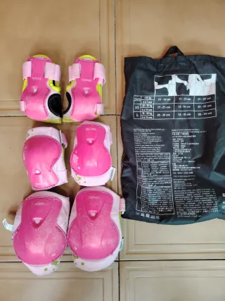 Patines en línea rosas talla 30-32