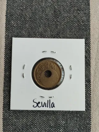 Moneda España 25 Ptas. 1992 Sevilla.