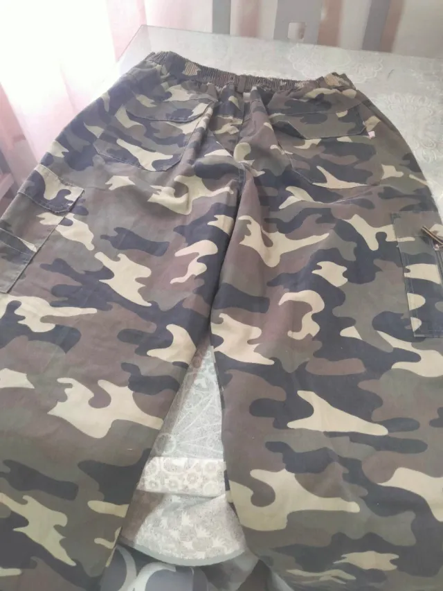 Pantalón camuflaje XXL forro polar