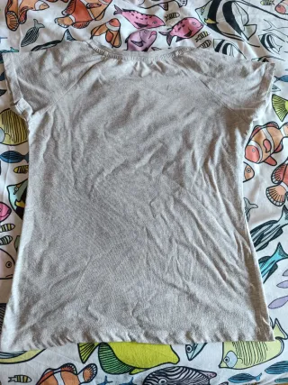 camiseta letras leopardo