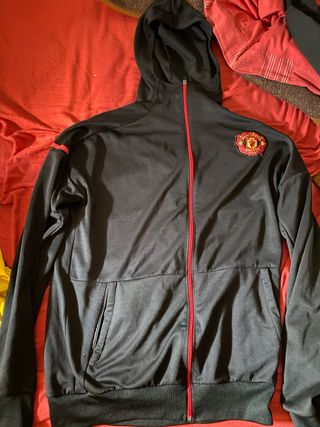 Chándal Manchester United x Adidas Negro/Rojo