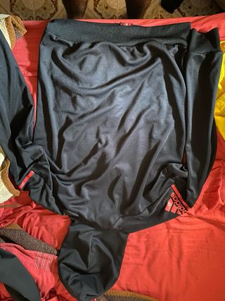 Chándal Manchester United x Adidas Negro/Rojo