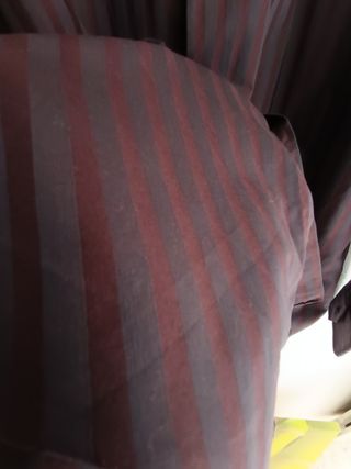 Camisa Zara Rayas Morado Talla XXL