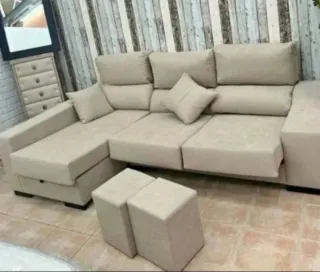 Sofás cheslongue nuevos a estrenar