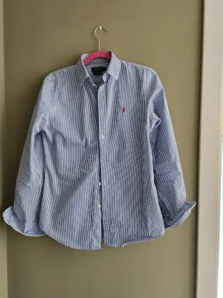 Camisa Polo Ralph Lauren Rayas Azul