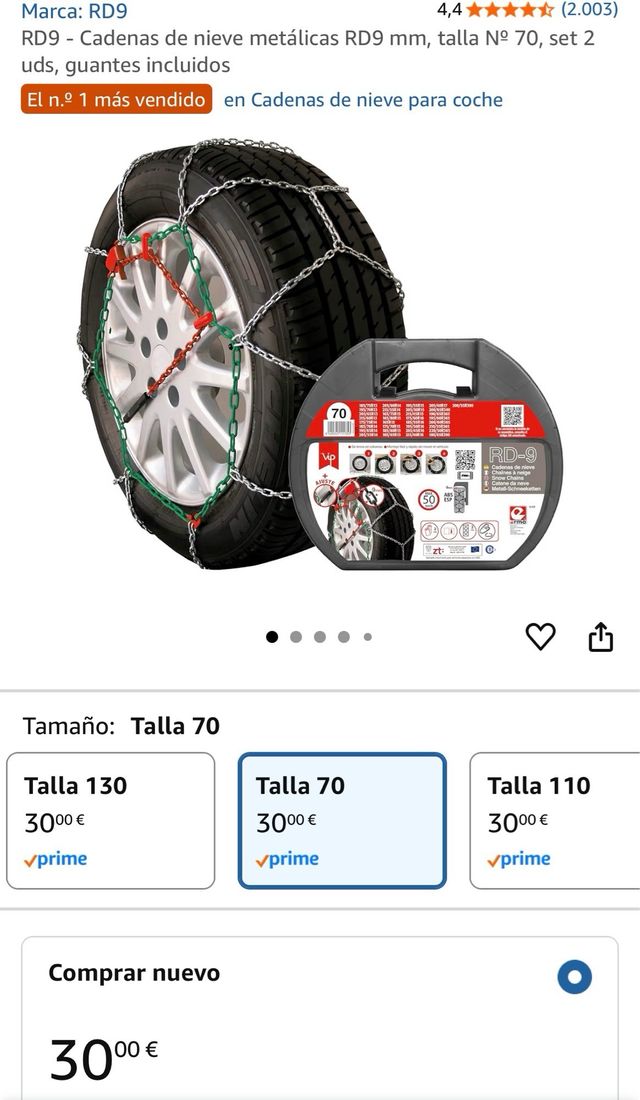 Cadenas para ruedas RD-9