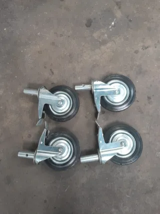 Ruedas para andamios (4 unidades)