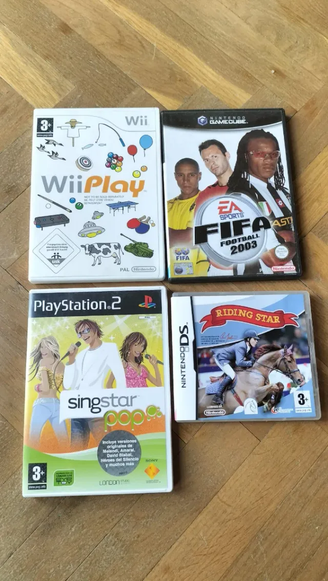 Pack Juegos PS2, Wii, GameCube y DS