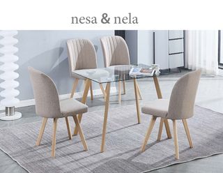 mesa y sillas de comedor, cocina, salón