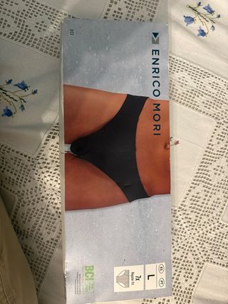 Calzoncillos Enrico Mori Negro Talla L NUEVOS 