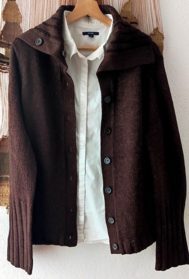 Rebeca/Cardigan/Casaco de lã Hennes by H&M L novo