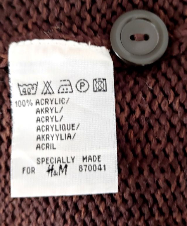 Rebeca/Cardigan/Casaco de lã Hennes by H&M L novo