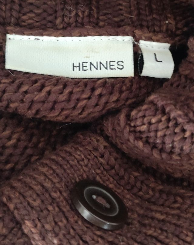 Rebeca/Cardigan/Casaco de lã Hennes by H&M L novo