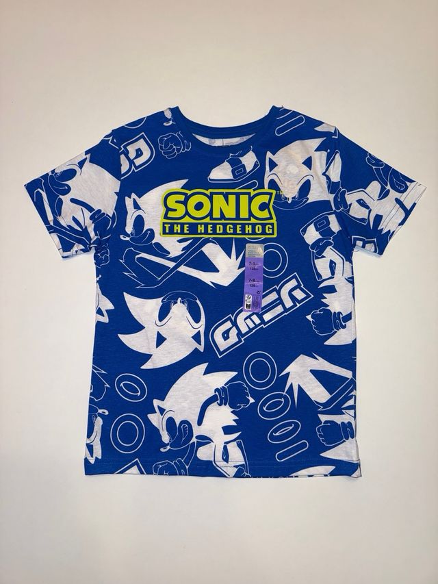 Pack 2 Camisetas Sonic Niños 7-8 Años