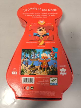 Puzzle Djeco Pirata 36 piezas +4 años