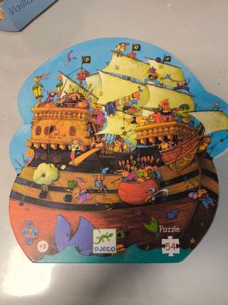 Puzzle Djeco Pirata 36 piezas +4 años