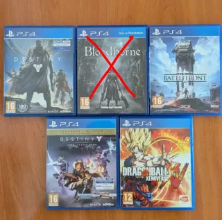 Pack Juegos PS4: Destiny, Battlefront,Xenoverse