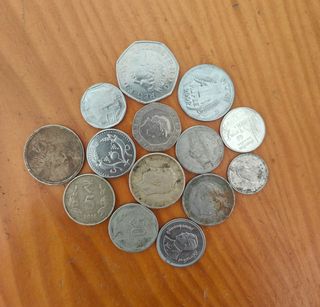 Lote de monedas antiguas