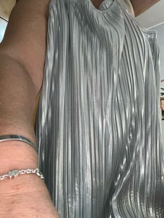 Sólo envíos
Top fiesta plateado H&M