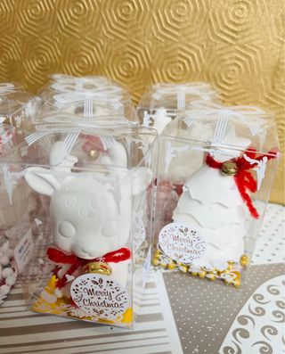 Statuette natalizie Renna Gnomo Albero Natale