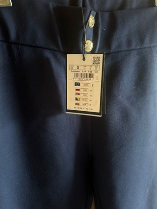 Pantalón Cortefiel Talla S Azul