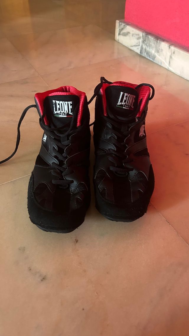 Botas Boxeo Leone Negras Talla 42