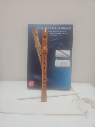 Flauta dulce de madera