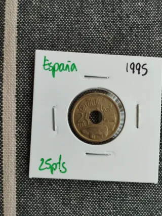 Moneda España 25 Ptas 1995. Castilla y Leon.