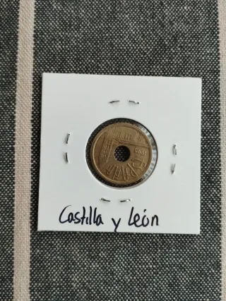 Moneda España 25 Ptas 1995. Castilla y Leon.