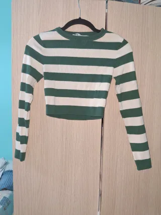 Camiseta de rayas manga larga