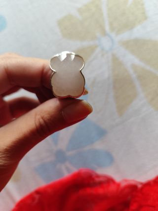 Anillo Tous nácar rosa