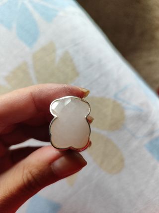 Anillo Tous nácar rosa