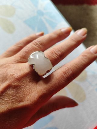 Anillo Tous nácar rosa