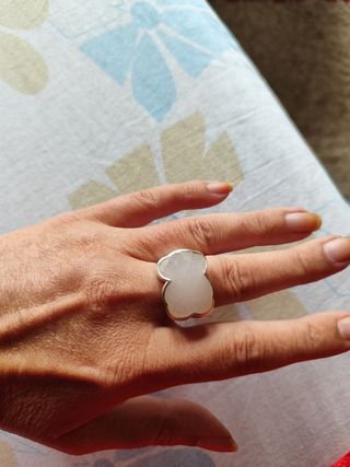 Anillo Tous nácar rosa