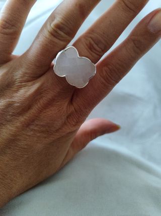 Anillo Tous nácar rosa