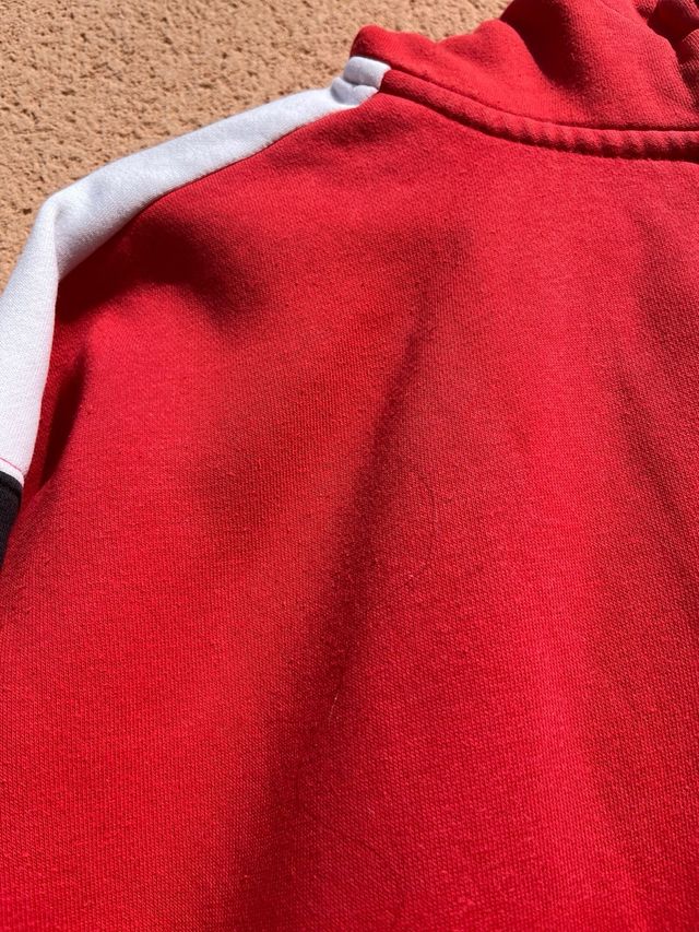 Chaqueta Sudadera Nike Roja y Negra