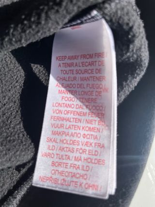 Chaqueta Sudadera Nike Roja y Negra