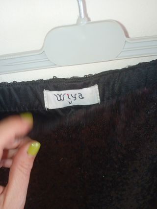 Mallas mujer lentejuelas negro